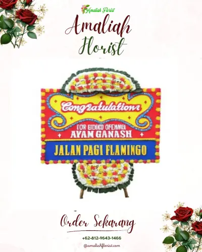 Bunga Papan Congratulation di Kilang
